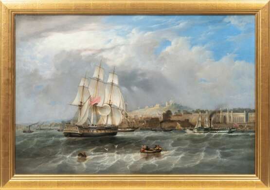 William John Huggins (1791 - London 1845), zugeschr. Gravesend, Clifton Baths. - photo 2