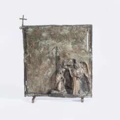 Joseph Michael Neustifter (Eggenfelden 1949). Relief 'Verkündigung'.