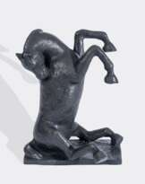 Hans Gerwing (Schalke (Gelsenkirchen) 1893 - Düsseldorf 1974). Sitzendes Pferd.