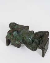 Karl Ulrich Nuss (Stuttgart 1943). Liegende auf Bett.