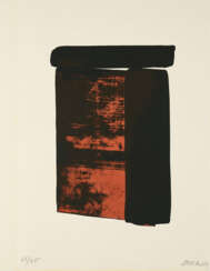 Pierre Soulages. Sérigraphie no. 12 (Sur le mur d'en face)