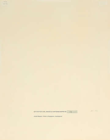 André Masson. From: Epitaph Karl Amadeus Hartmann - photo 2
