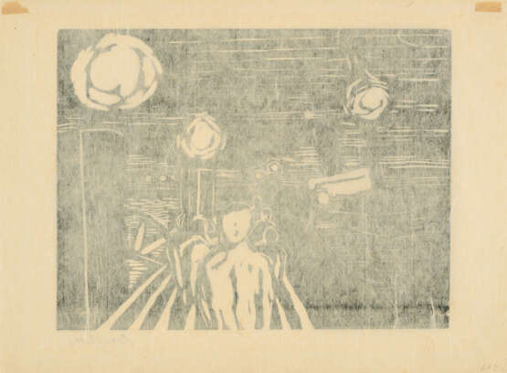 Eduard Bargheer. Fischereihafen / Ankunft in der Nacht - photo 3
