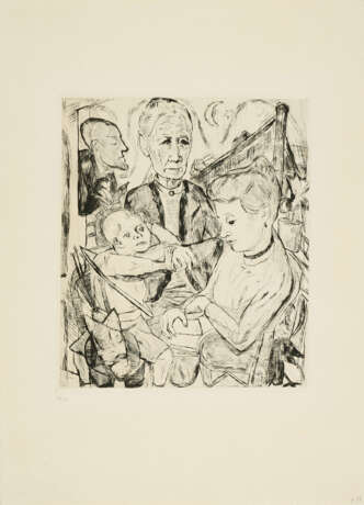 Max Beckmann. Familienszene (Familie Beckmann) - фото 1