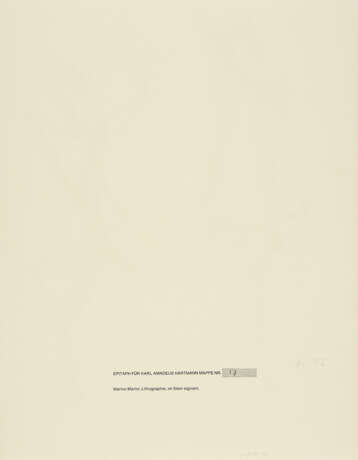 Marino Marini. From: Epitaph Karl Amadeus Hartmann - photo 2