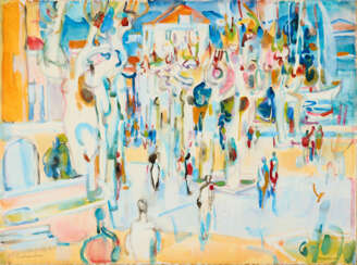 Claude Schurr. Les platanes de Cannes