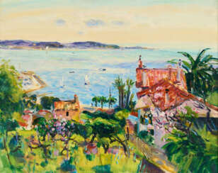 Gaston Sébire. Contre jour près de Cannes