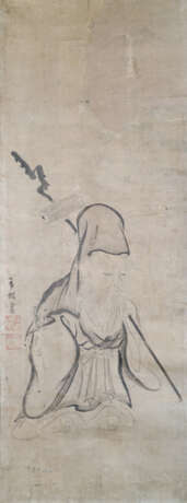 Ichigo Gyokuju: Fukurokuju, Tusche auf Papier - photo 1