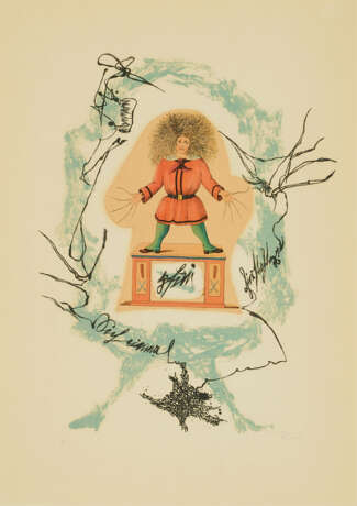 Hann Trier. Mixed Lot of 6 Colour Lithographs (From: Kommentare zum Struwwelpeter) - photo 8