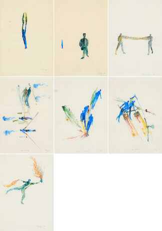 Stefan Pietryga. Mixed Lot of 13 Watercolours - фото 1