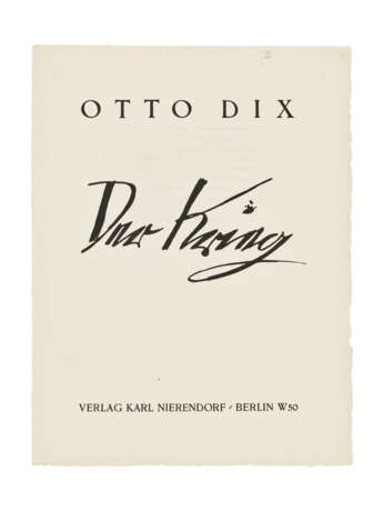 OTTO DIX (1891-1969) - Foto 2