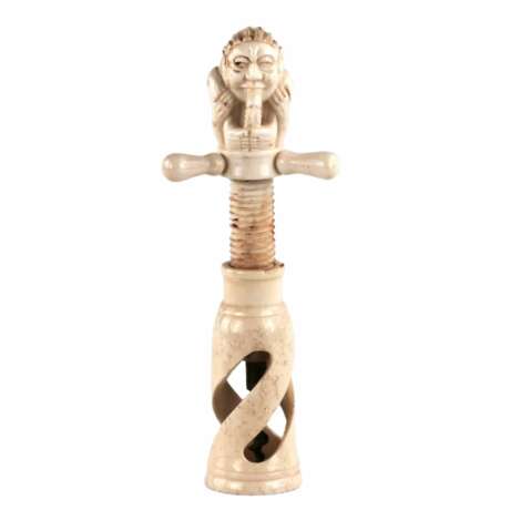 Редчайший эротический штопор из кости 1920 века. Кость Eclecticism 19th century г. - фото 1 Редчайший эротический штопор из кости 1920 века. Кость Eclecticism 19th century г. - фото 1