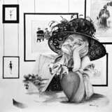 АхВернисаж! Триптих. Часть 3 - Скепсис. Papier Charbon American Realism Art figuratif Россия Томск 2025 - photo 1