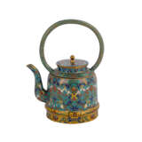 Kleine Cloisonné-Teekanne. CHINA, 19. Jahrhundert - Foto 3