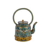 Kleine Cloisonné-Teekanne. CHINA, 19. Jahrhundert - Foto 5