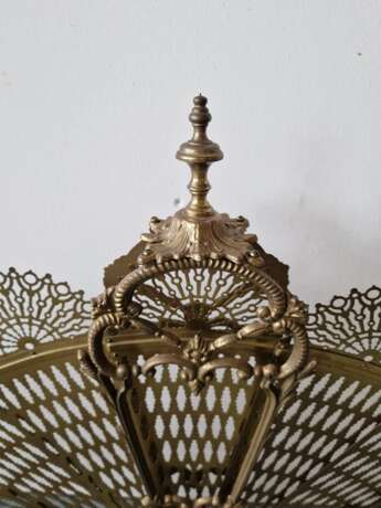 Beautiful fireplace screen Brass Eclecticism Early 20th century - photo 3