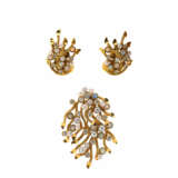 Schmuckset mit Opal-Perl- und Diamantbesatz - photo 1