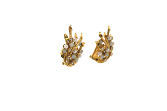 Schmuckset mit Opal-Perl- und Diamantbesatz - photo 3