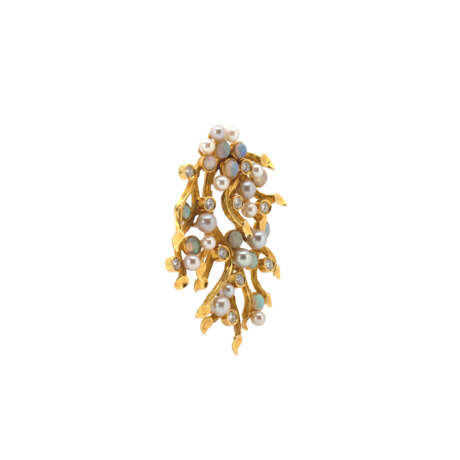 Schmuckset mit Opal-Perl- und Diamantbesatz - photo 5