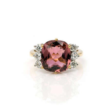 Morganit-Diamantring - фото 1