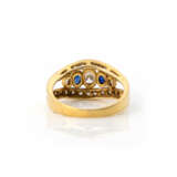 Ring mit Saphir-Diamantbesatz - photo 4