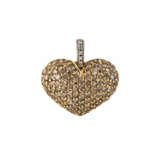 Herzanhänger mit Diamantbesatz - photo 1
