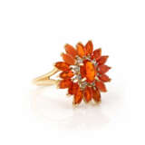 Feueropal-Diamantring - Foto 2