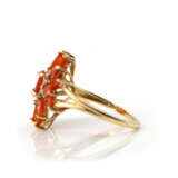 Feueropal-Diamantring - Foto 5