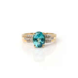 Blautopas-Diamantring - photo 1