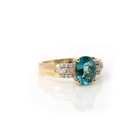 Blautopas-Diamantring - photo 2