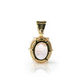 Ring und Anhänger mit Morganitbesatz - photo 2