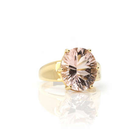 Ring und Anhänger mit Morganitbesatz - photo 3