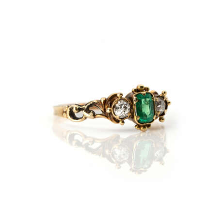 Smaragd-Diamantring - Foto 2