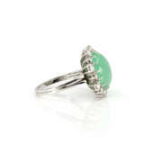 Chrysopras-Diamantring - фото 2