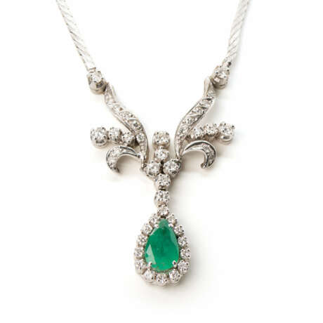 Smaragd-Diamant-Collier - фото 2