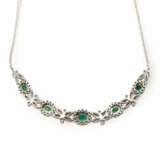 Smaragd-Diamant-Collier - Foto 2