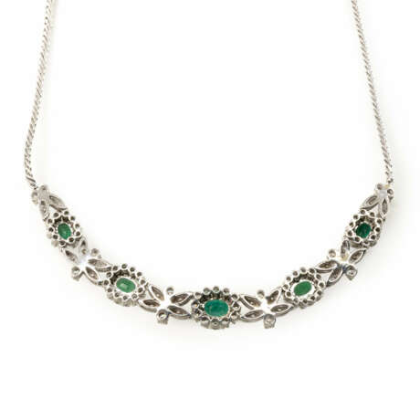 Smaragd-Diamant-Collier - Foto 2