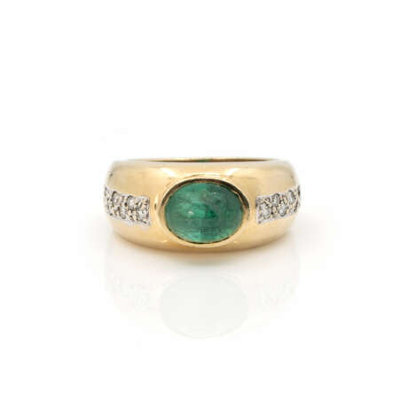Smaragd-Diamant-Ring - photo 1