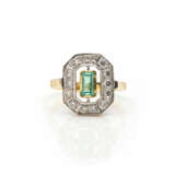 Smaragd-Diamant-Ring - photo 1