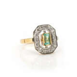 Smaragd-Diamant-Ring - photo 2