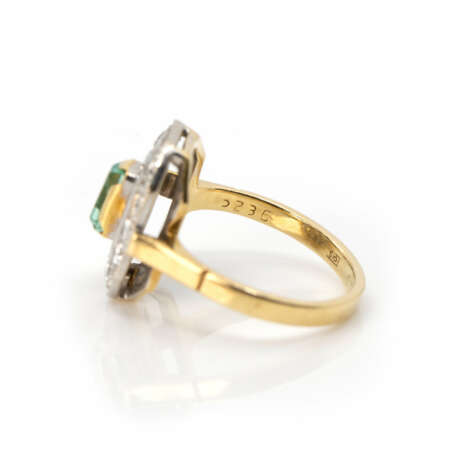 Smaragd-Diamant-Ring - photo 5