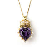Amethyst-Anhänger mit Kette - Foto 2