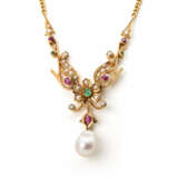 Farbstein-Perl-Collier - Foto 2