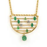 Smaragd-Diamantcollier - Foto 2