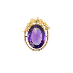 Anhänger mit großem Amethyst