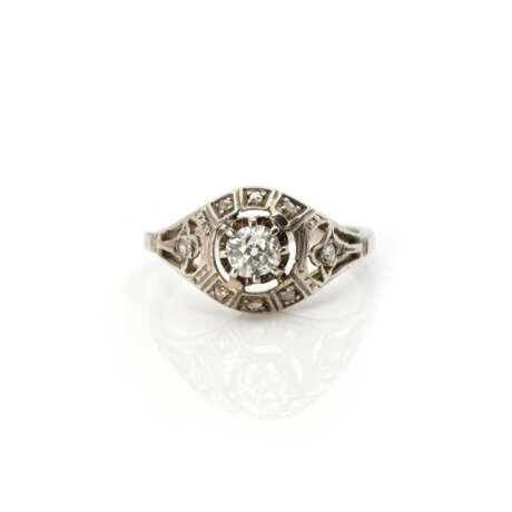 Historischer Diamantring - photo 1