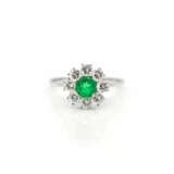 Smaragd-Diamant-Ring - photo 1