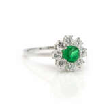 Smaragd-Diamant-Ring - photo 2