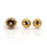 Goldtopas-Set, bestehend aus Ring und Ohrringen - Foto 1