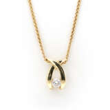 Diamant-Anhänger mit Kette - Foto 2